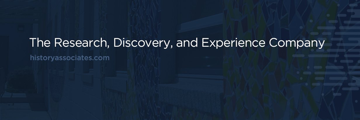 History Associates Incorporated banner