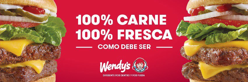 Wendy's El Salvador banner
