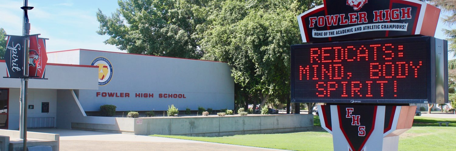 Fowler High School banner