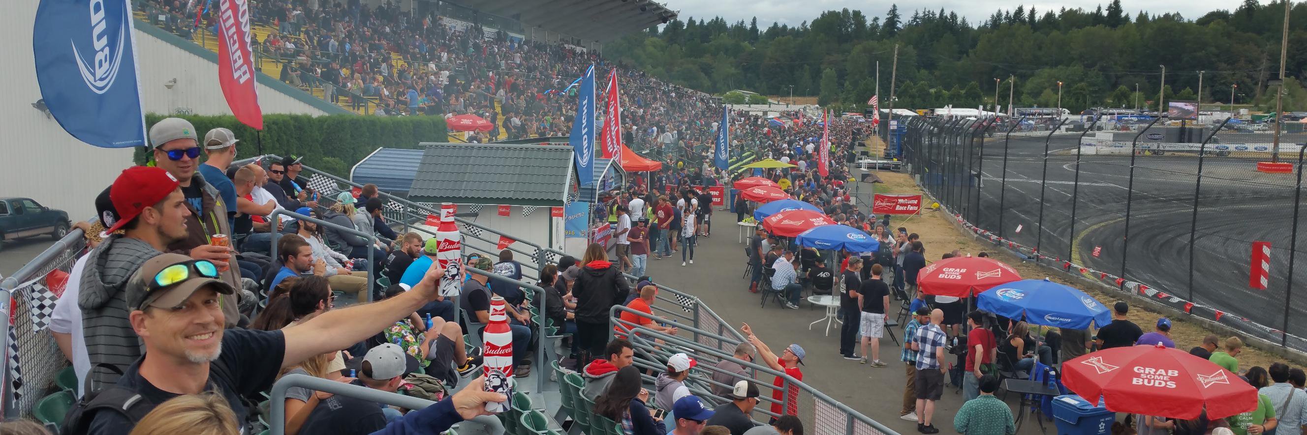 Evergreen Speedway banner