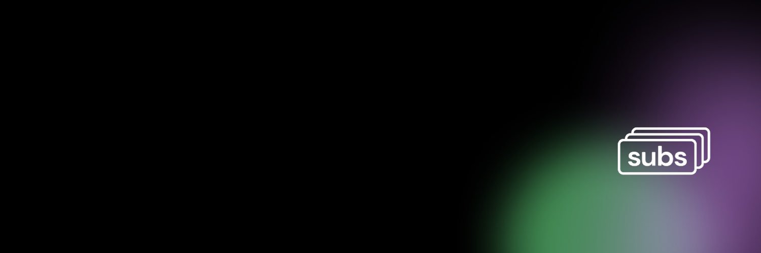 SubsManagement's profile banner image