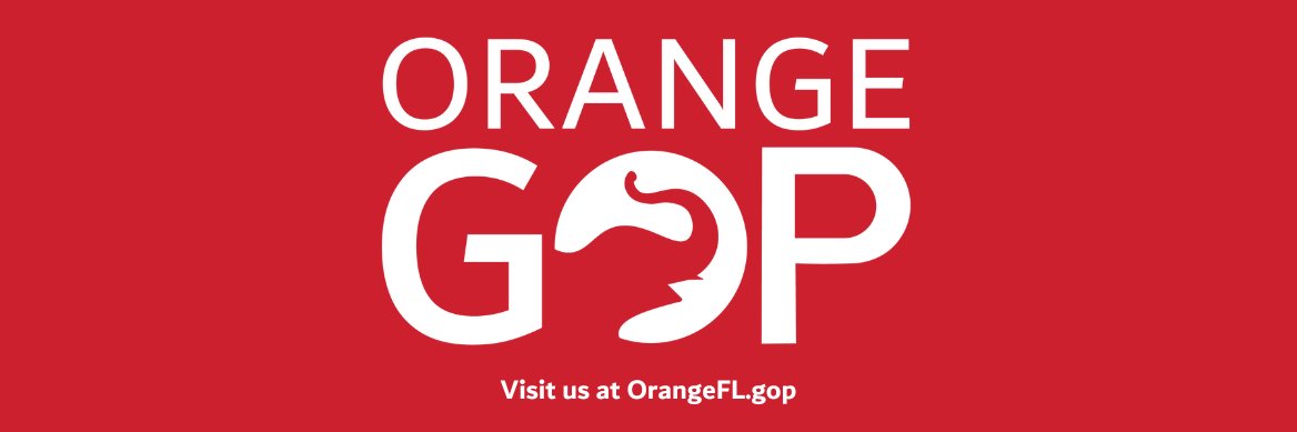 Orange GOP banner