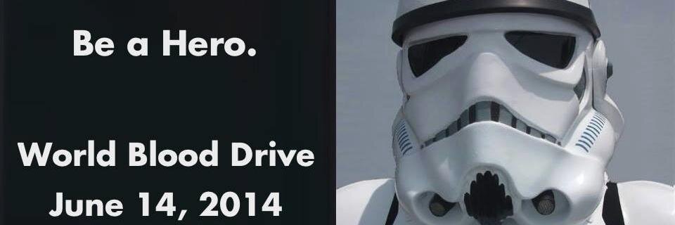 world blood drive banner