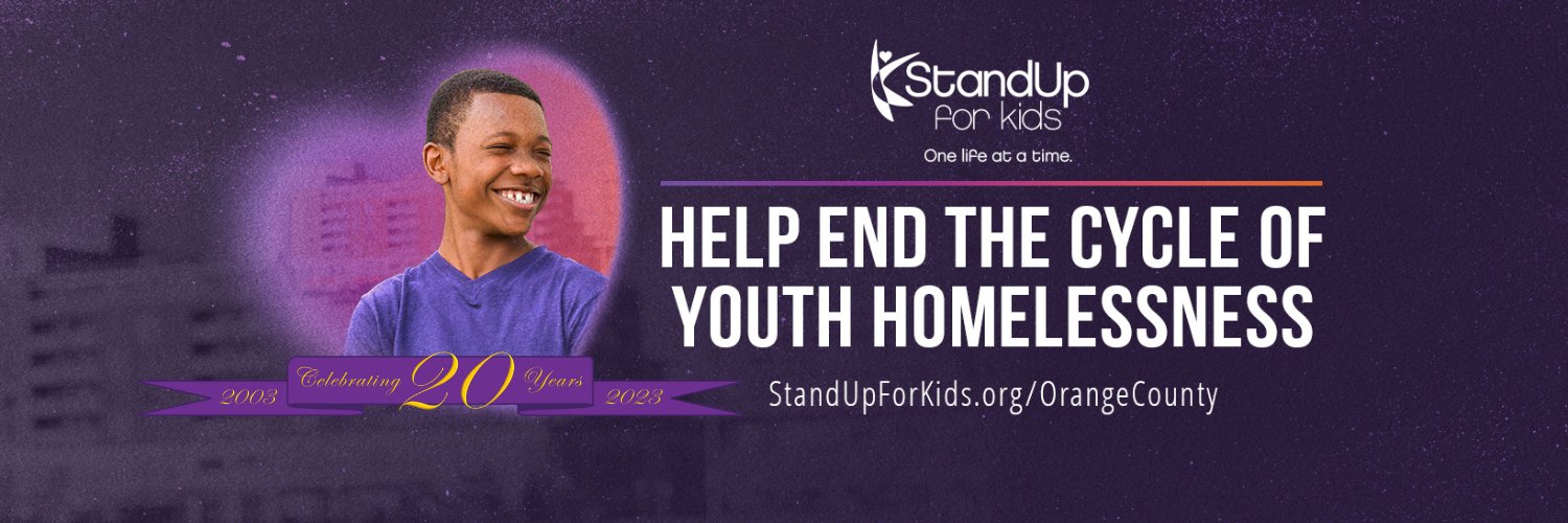 StandUp for Kids - Orange County banner