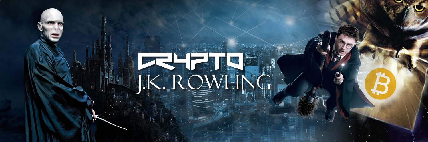 Crypto J.K. Rowling banner
