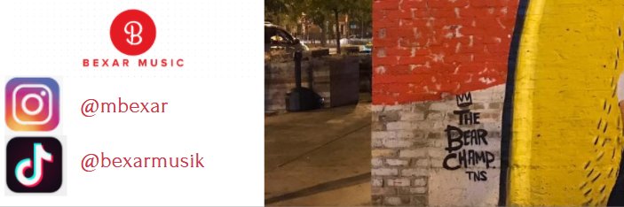 Bexar Music banner