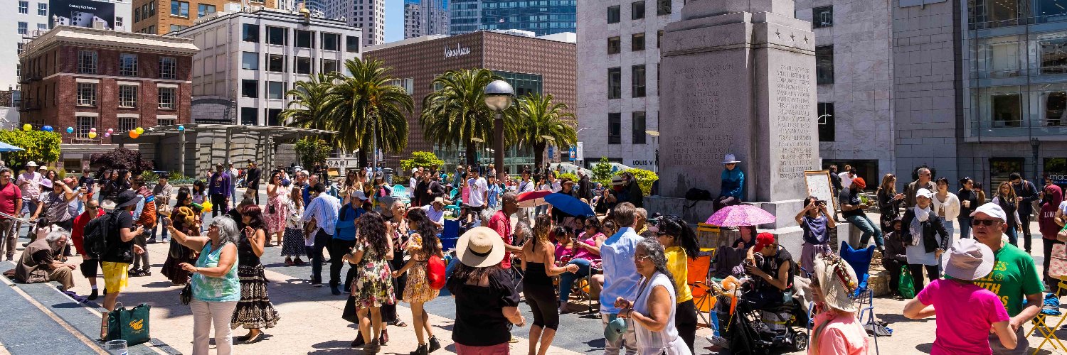 Union Square, SF banner