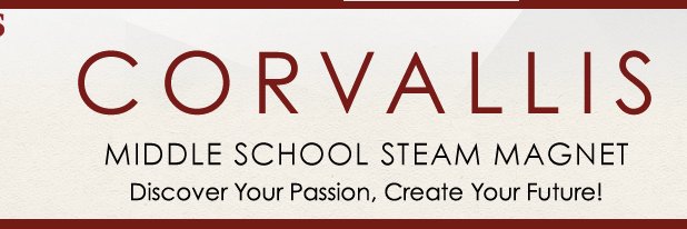 Corvallis Middle School banner