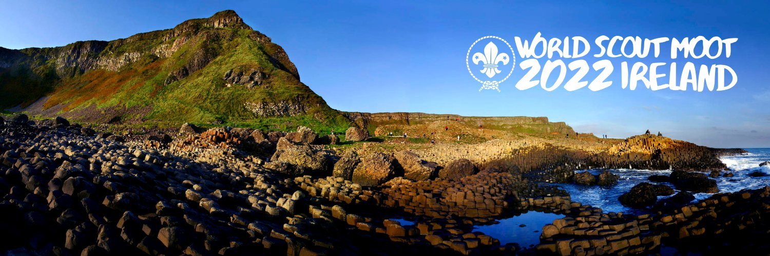 16th World Scout Moot - Ireland 2022 banner
