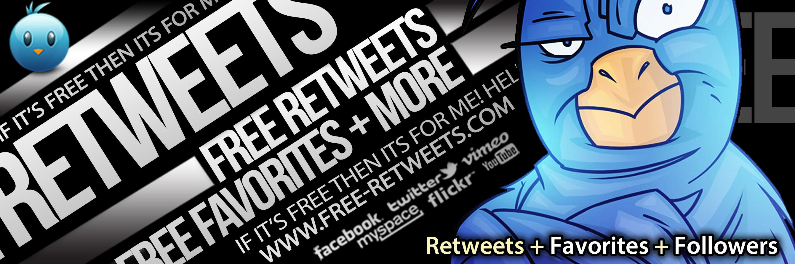 Free Retweets + More banner