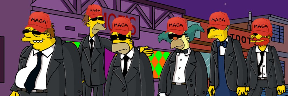 Simpson MAGA banner