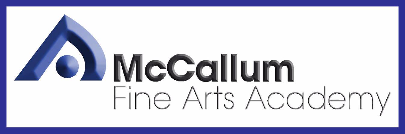 McCallum Fine Arts banner
