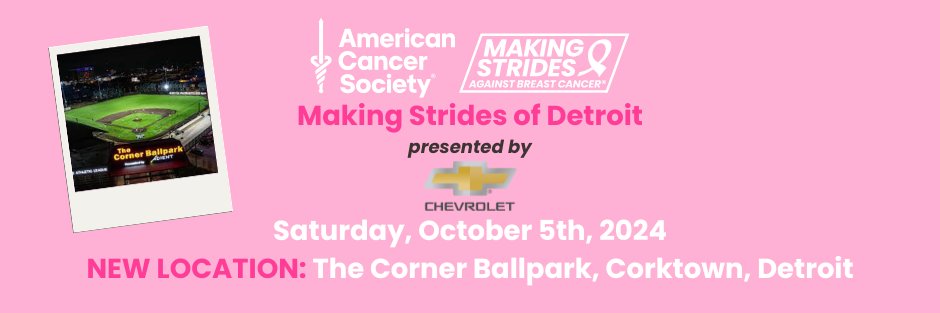 Making Strides of Detroit banner
