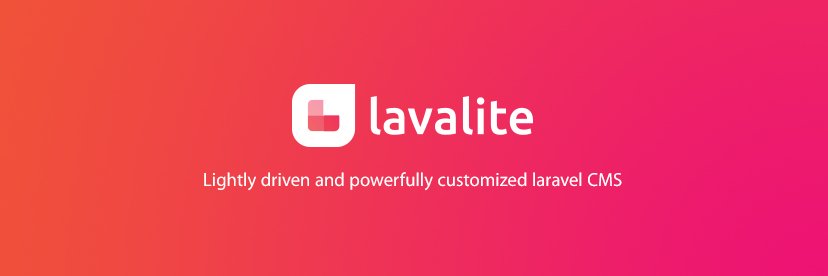 Lavalite - Laravel CMS banner