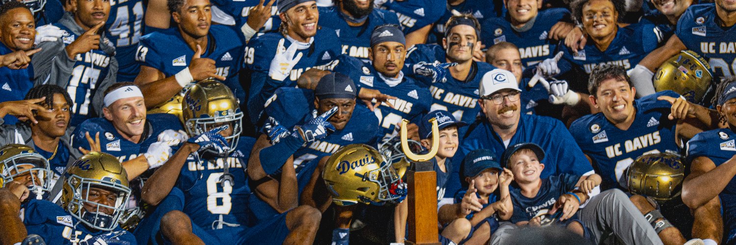 UC Davis Football's banner