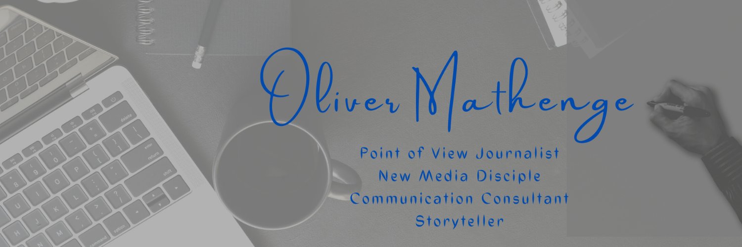 Oliver Mathenge's banner