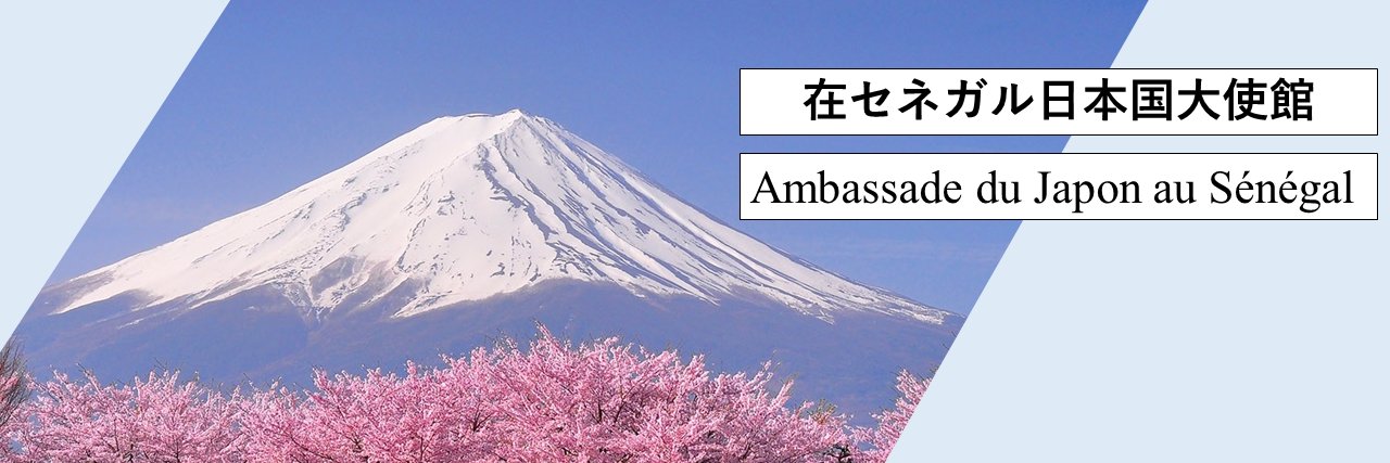Ambassade du Japon au Sénégal banner
