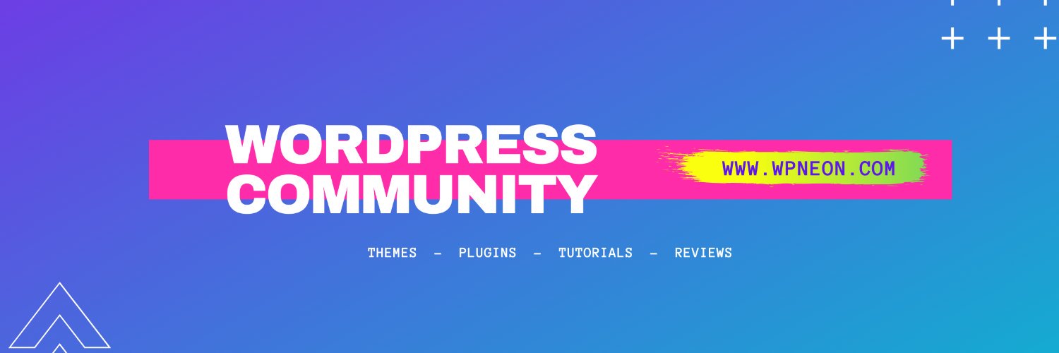 TheWPNeon's profile banner image