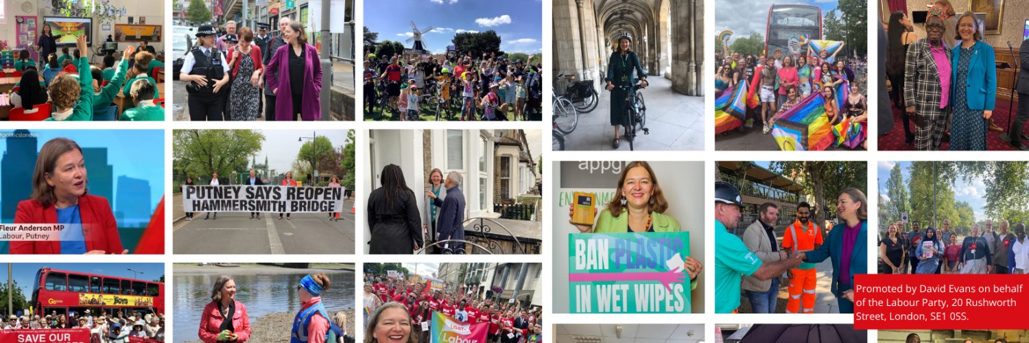 Fleur Anderson MP's banner