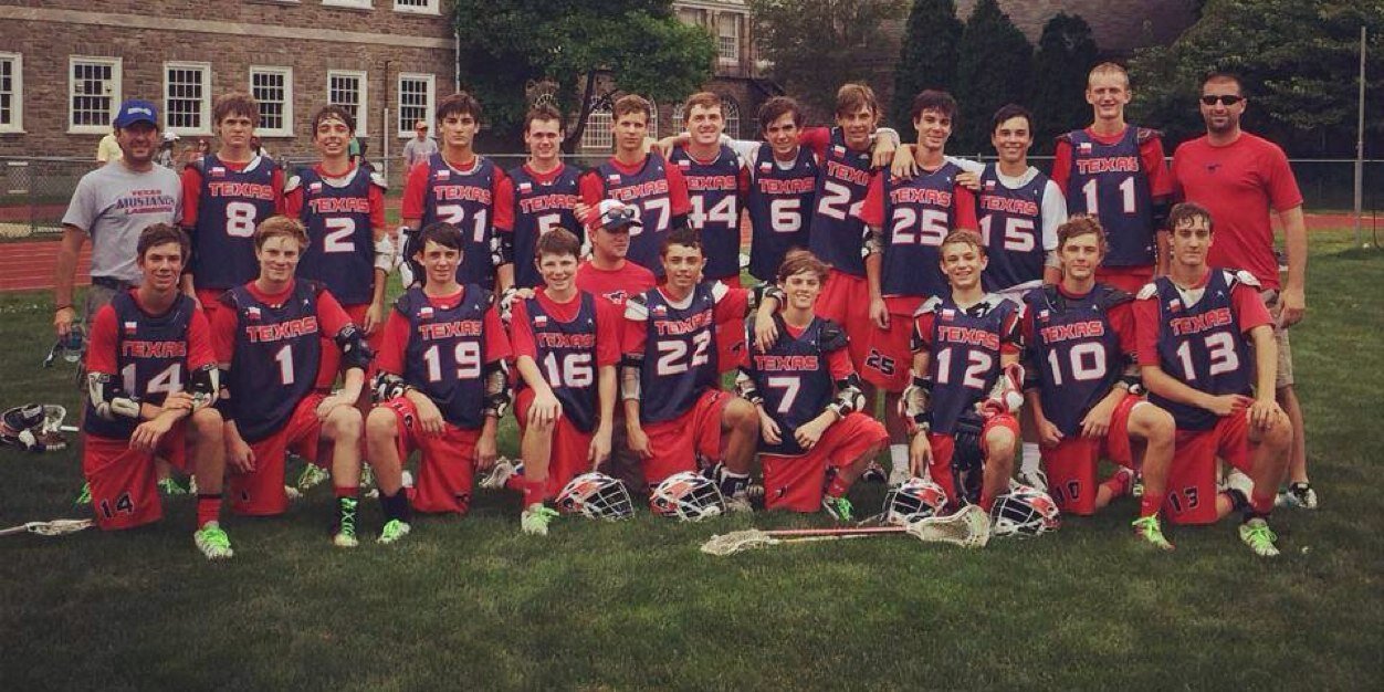 Texas Mustangs Lax banner