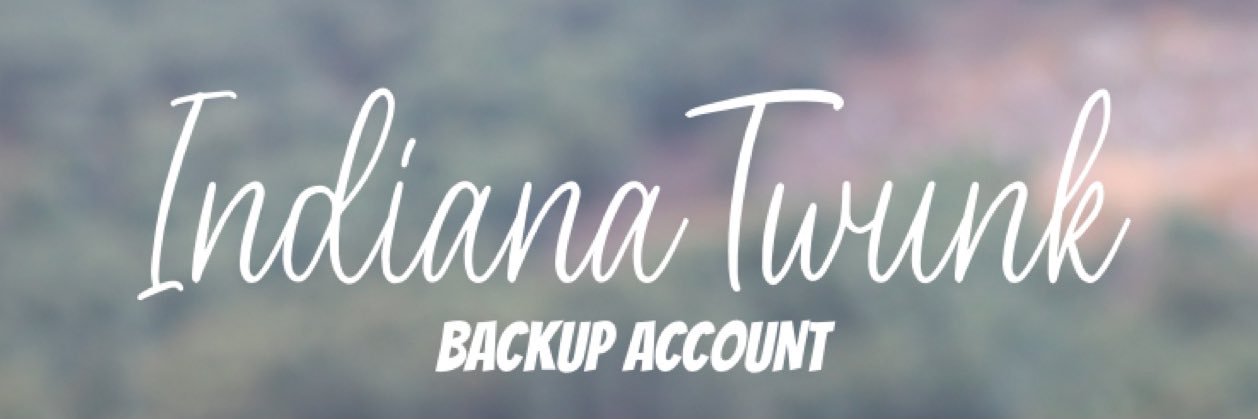 IndianaTwunk ➡️ HoosierHunk banner