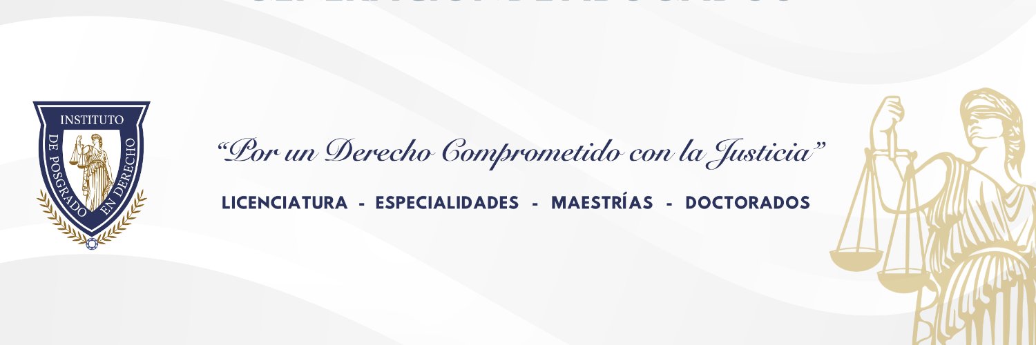 Instituto de Posgrado en Derecho banner