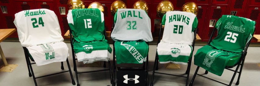 Wall Hawk Basketball banner