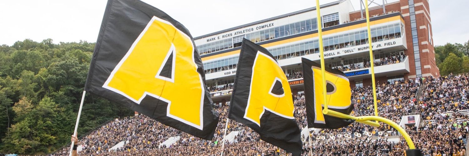 App State Cheerleading banner
