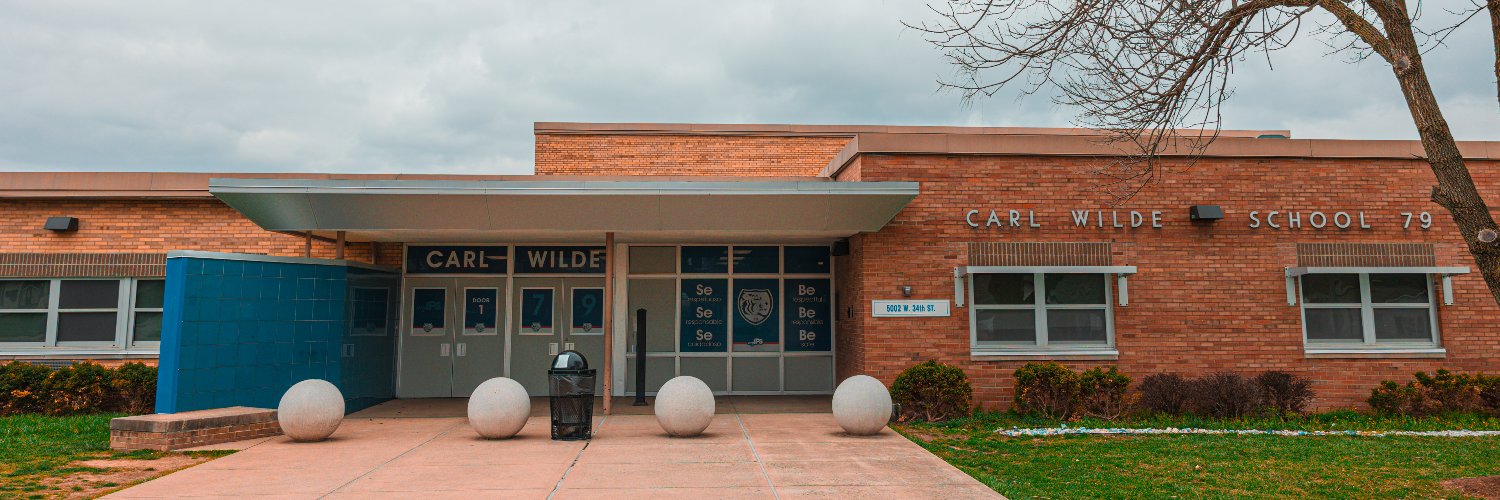 Carl Wilde School 79 banner