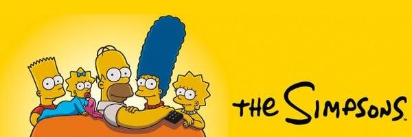 The Simpsons banner