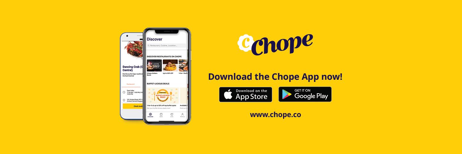 Chope Singapore banner