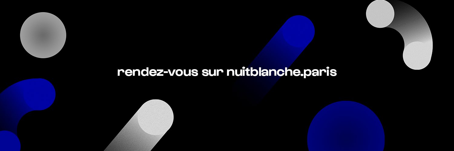 Nuit Blanche Paris banner