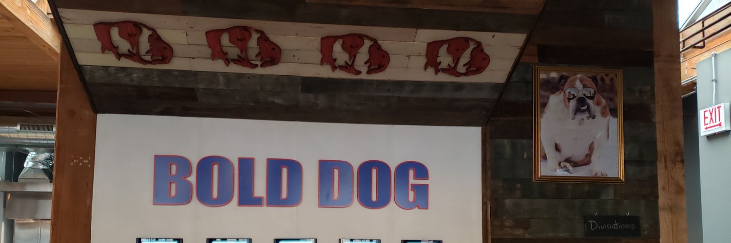 Yonderin with Bold Dog banner