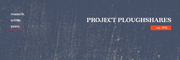 Project Ploughshares Profile Banner