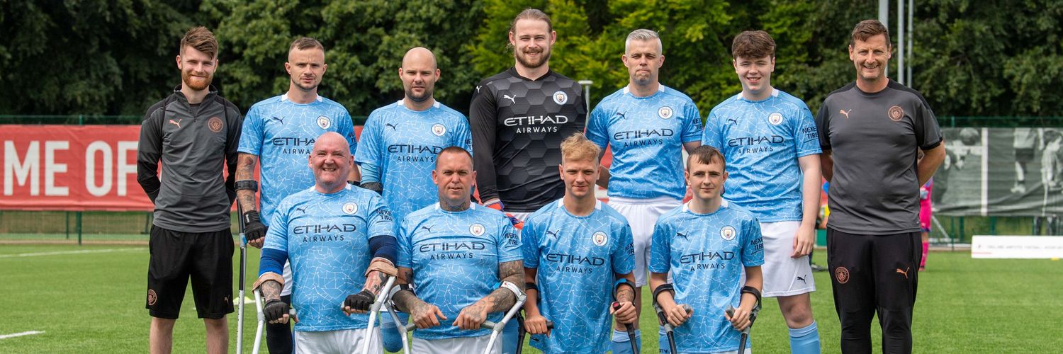 Man City FC Amputees banner