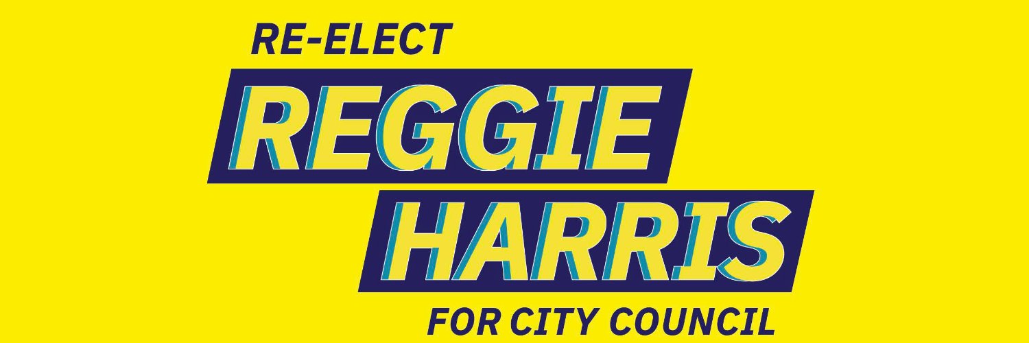 Reggie Harris banner