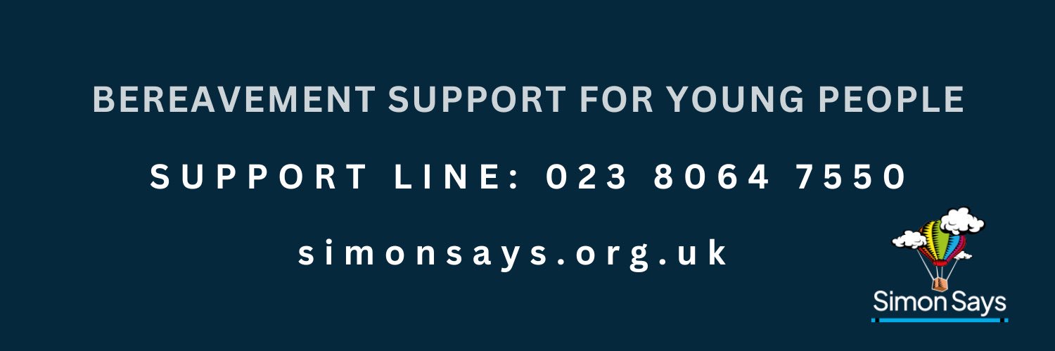 Simon Says Child Bereavement Support banner