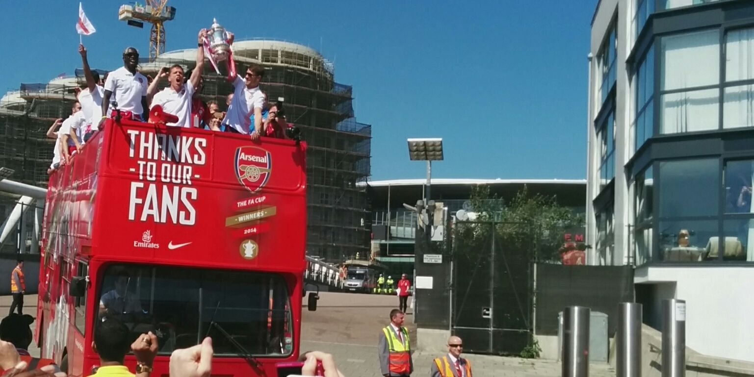 We're the North Bank! ⚽ banner