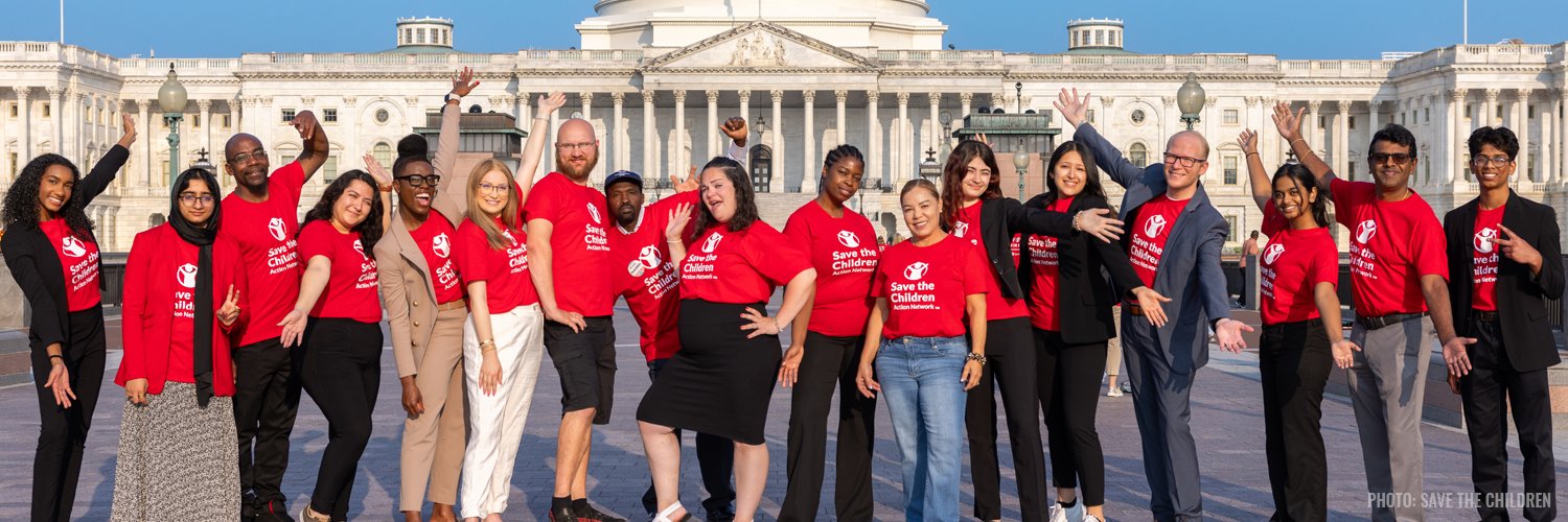 Save the Children Action Network's banner
