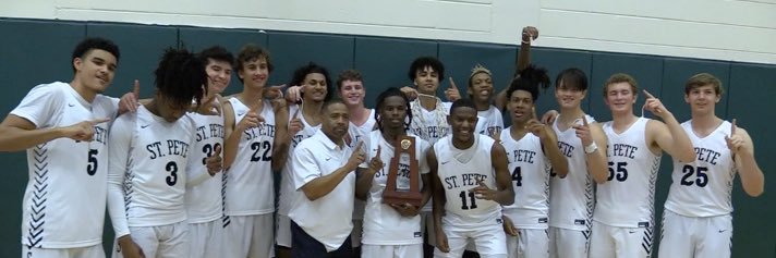 St Pete High School Basketball banner