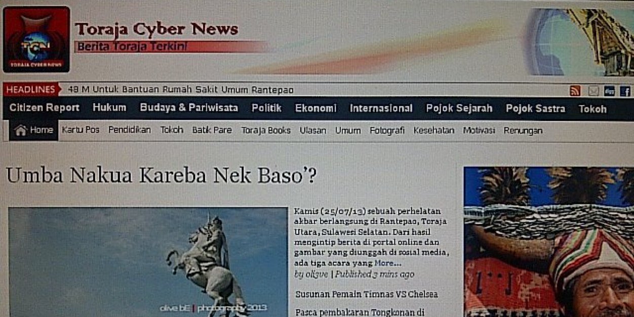 Toraja Cyber News banner