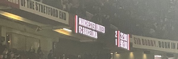 Manchester United 勝利の男神 Profile Banner