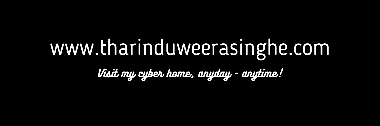 Tharindu Weerasinghe banner