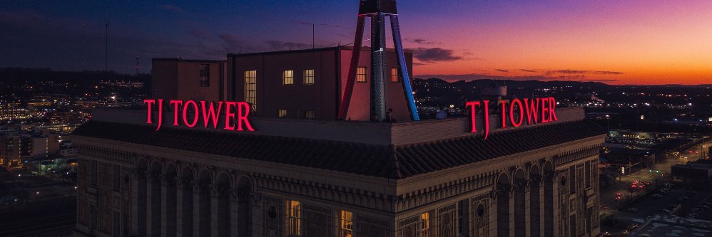 Thomas Jefferson Tower banner