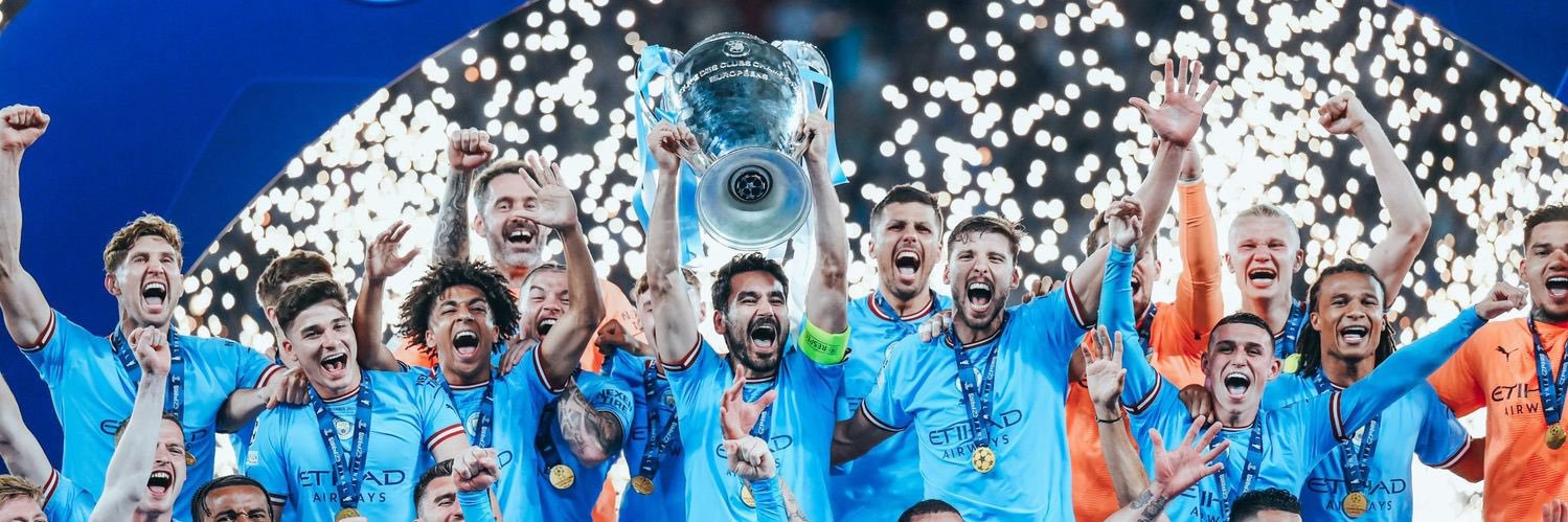 Champions of England, Europe & The World banner