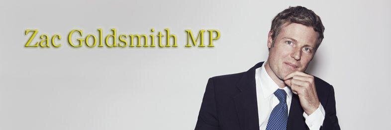 Zac Goldsmith MP banner