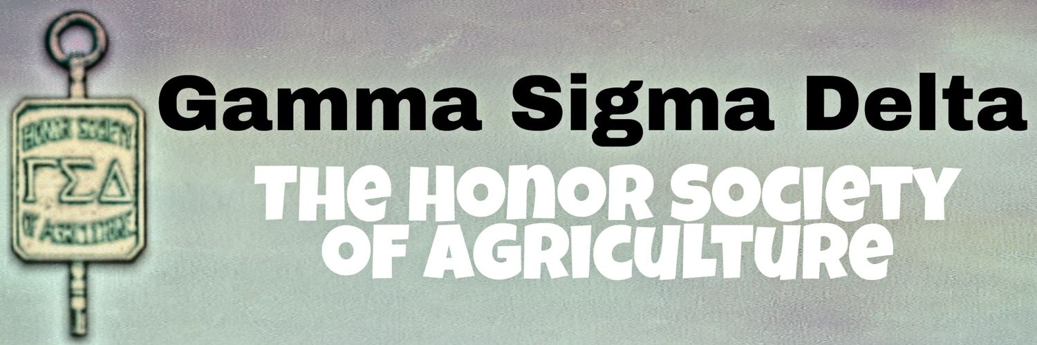 Gamma Sigma Delta - The Honor Society of Ag banner