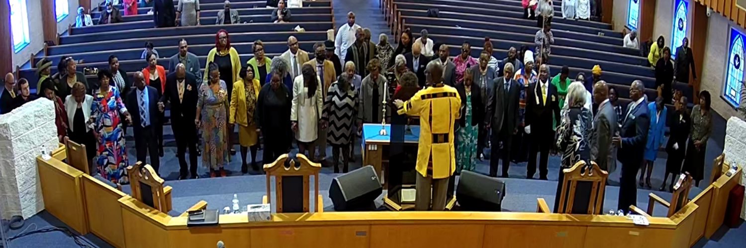 Zion Baptist Church banner