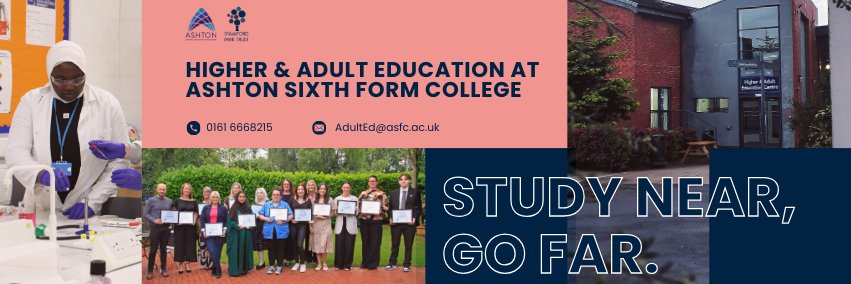 Higher & Adult Education ASFC banner