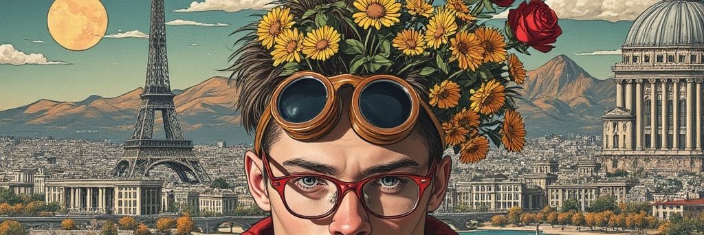 A random person banner